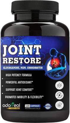 Adorreal Joint Restore Glucosamine Chondroitin & MSM, curcumin, Boswellia,Rosehip