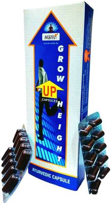 MANSI Grow up Ayurvedic Height Growth Medicine/Height Gainer Capsule/ Growth Tablets