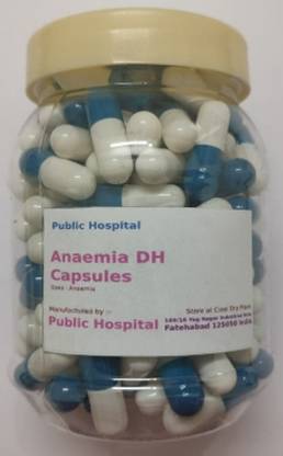 Vinny Herbal Anaemia DH Herbal Supplement Capsules 120 Caps Jar