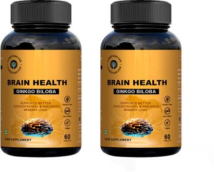CureForever Ginkgo Biloba Tablets 240mg Memory & Brain Booster for Better Concentration