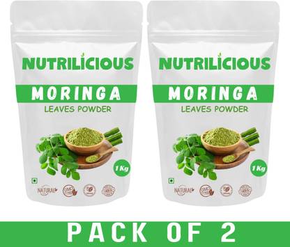 Nutrilicious Moringa Leaf Powder 2 Kg | Metabolism | Calcium|Iron|Shigru|Drumsticks Powder