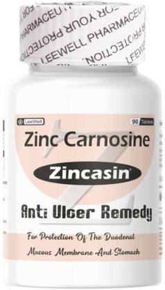 zincasin Zinc carnosine Tablets Gastric Ulcer+Stomach Health Supplement