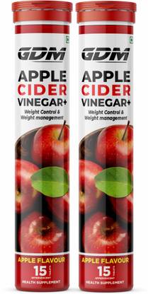 gdm nutraceuticals llp APPLE CIDER VINEGAR EFFERVESCENT 30 TABLETS FOR WEIGHT MANAGEMENT, APPLE FLAVOUR