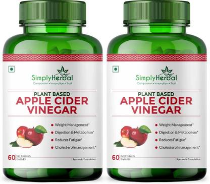 Simply Herbal Apple Cider Vinegar Capsules 500mg