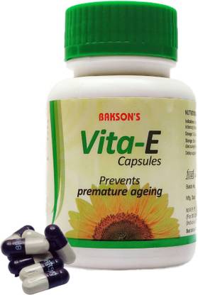 Homeolav || Bakson Vita E Vitamin Capsules || Pack Of 2