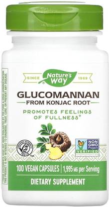 Nature's Way Glucomannan from Konjac Root, 665 mg, 100 Vegan Capsules