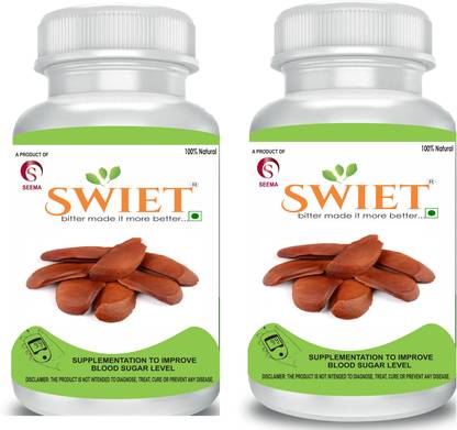 swiet Natural Way to Control Diabetes Hygenically Packed Seeds Sky Fruit JAR PACK OF 2
