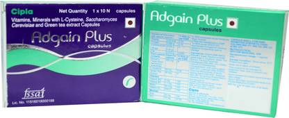 adgain Hair Supplement Capsules 3x10