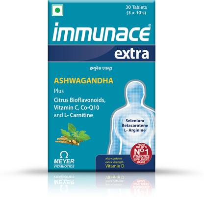 Immunace Extra tablets with herbal extract of Ashwagandha and selenium