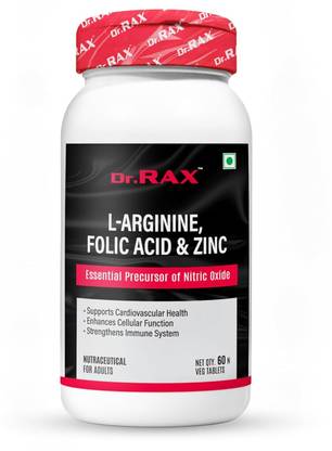 Dr. Rax L-Arginine Forlic Acid & Zinc tablet