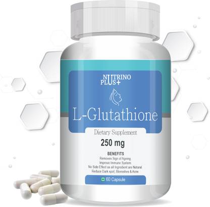 Nutrinoplus L-Glutathione - 250mg For Immune & Heart Health Support, Glowing Skin