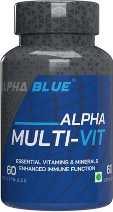 alpha blue Alpha Multi Vit Capsules | Veg Capsules, Essential Vitamins & Minerals