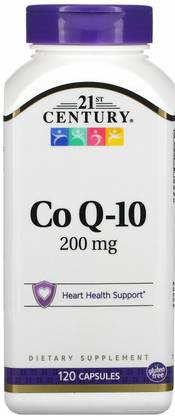 21st Century CoQ10, 200 mg, 120 Capsules
