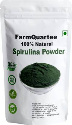 FarmQuartee Spirulina Powder [Immunity, Health Supplement, Detox, 100% organic]