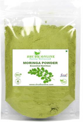Shudh Online Organic Moringa Leaf Powder Munagaku Murungai Leaves Muringayila Weight Loss, Hair