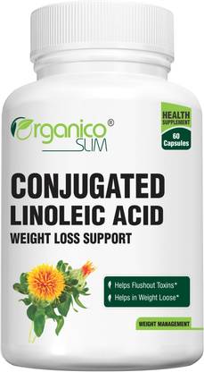 organicoslim CLA Fat Burner Conjugated Linoleic Acid, Supports Weight Loss, Lean Muscle