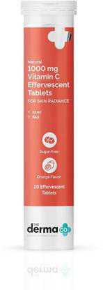 The Derma Co 1000 mg Vitamin C Effervescent Tablets For Skin Radiance