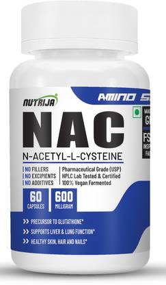 NutriJa N-Acetyl Cysteine (NAC) 600 mg - 60 Veg Capsules