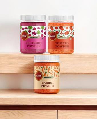 RED CLIFF Pure & Natural Powder Blend: Premium Beetroot, Carrot & Tomato