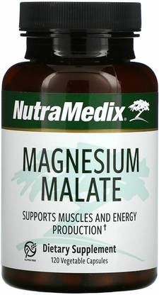 NutraMedix Magnesium Malate, 120 Vegetable Capsules