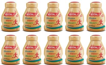 Revital Multivitamin For Men With Natural Ginseng,60 Capsule x Pack of 10