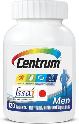 Centrum Multivitamin for Men - 120 Count | Immune Support, Energy & Muscle Health