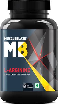 MUSCLEBLAZE L-Arginine, Supports Nitric Oxide Production