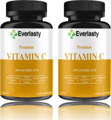 Everlasty 100% Vitamin C Tablets for Glowing Skin (K273)