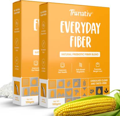 TruNativ Everyday Fiber, Bloating,Gas,Constipation & Acidity Relief, Unflavoured