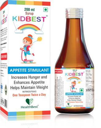 HealthBest Kidbest Appetite Stimulant Syrup for Kids| Enhances Appetite