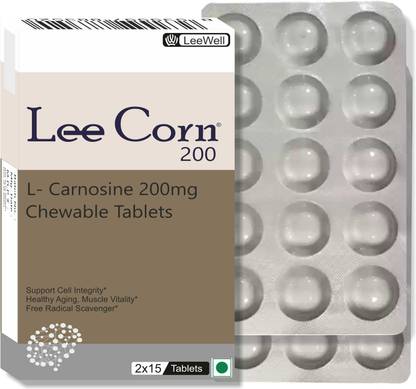 Leecorn L carnosine 200mg Chewable tablets Support Cognitive function & Cell integrity