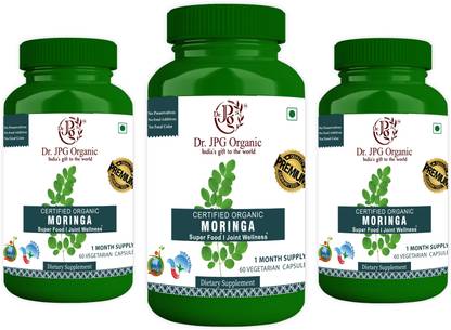 Dr. JPG Organic Moringa Leaf Extract Immunity Booster/Multivitamin Orgnaic Capsules