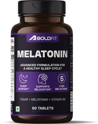 BOLDFIT Melatonin Sleeping Pills Melatonin 5mg Sleeping Tablets Deep Sleep Supplement