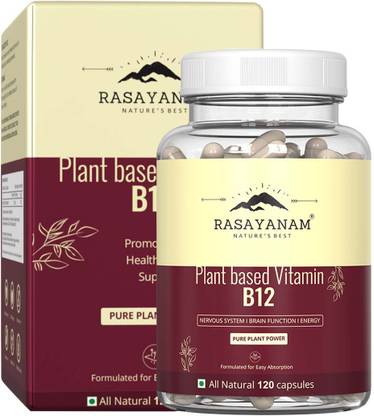 Rasayanam Plant Based Vitamin B12 supplement | Supports Nervous System for vegetarians