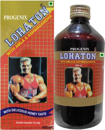 Progenix LOHATON MULTIVITAMIN SYRUP FOR BODY GAIN,MUSCLE GAIN,MEMORY BOOSTER