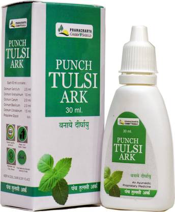 Pranacharya Greenshield Tulsi Ark | Panch Tulsi Drop | Tulsi drop for Immunity Booster