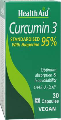 HealthAid Curcumin 3 - Anti-Inflammatory Support for Joint & Immune Health