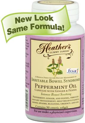 Heather'S Tummy Care Tamers Peppermint Oil Capsules for IBS