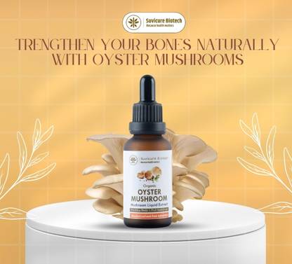 Suvicure Biotech Organic Oyster Mushroom Liquid Extract , Fruiting Body & Full Spectrum