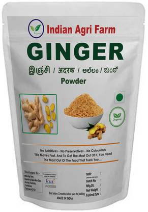 IAgriFarm Adrak/Ginger/Sukku Powder - 250 Gram used for constipation,intestinal gas