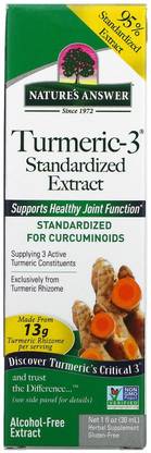 Nature's Answer Turmeric-3, Alcohol-Free, 1 fl oz (30 ml)