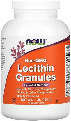 Now Foods Lecithin Granules, Non-GMO, 1 lb (454 g)