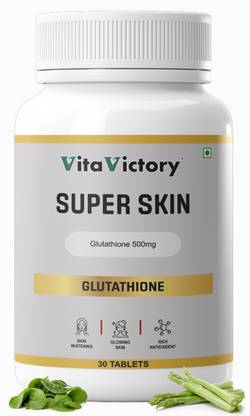 Vita Victory Japanese L Glutathione Tablets for Skin Glow and Whitening, Rich in Antioxidant