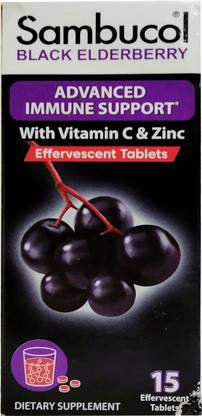 Sambucol Black Elderberry Effervescent Tablets 15 Effervescent Tablets