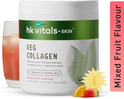 HEALTHKART hk vitals Skin Veg Collagen Powder, Vegetarian Supplement, Mixed Fruit