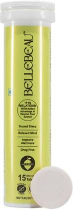 Bellebeau Melatonin 10 mg Effervescent Tablets for Healthy Sleep Cycle
