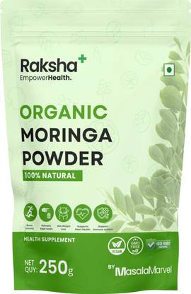 MASALAMARVEL Raksha Plus Organic Moringa Powder By Masala Marvel