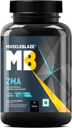 MUSCLEBLAZE ZMA ( Zinc, Magnesium Aspartate, Vitamin B6) for Muscle Recovery & Strength