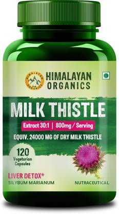 Vlado's Himalayan Organics Milk Thistle Extract Silymarin 800mg