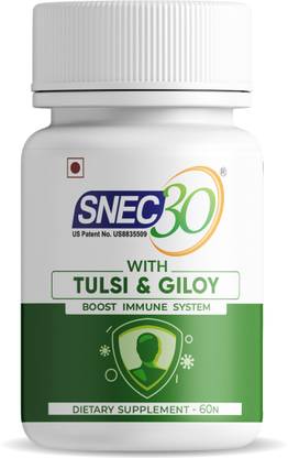 SNEC30 Curcumin with Tulsi & Giloy (reduce allergic symptoms like sneezing, cough)
